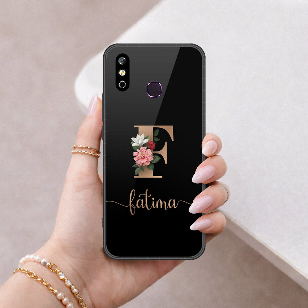 Infinix Smart 4 Cover - Personalized Alphabet Series - HQ Premium Shine Durable Shatterproof Case