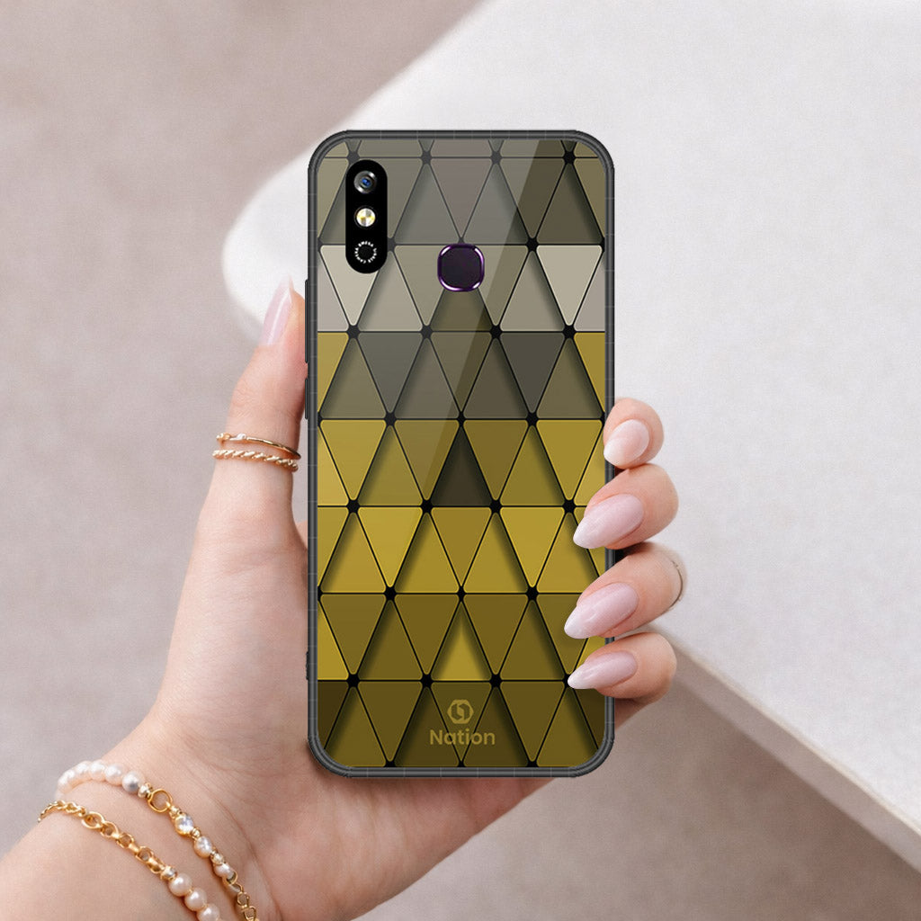 Infinix Smart 4 Cover - ONation Pyramid Series - HQ Premium Shine Durable Shatterproof Case