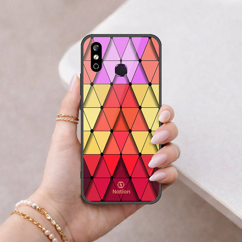 Infinix Smart 4 Cover - ONation Pyramid Series - HQ Premium Shine Durable Shatterproof Case