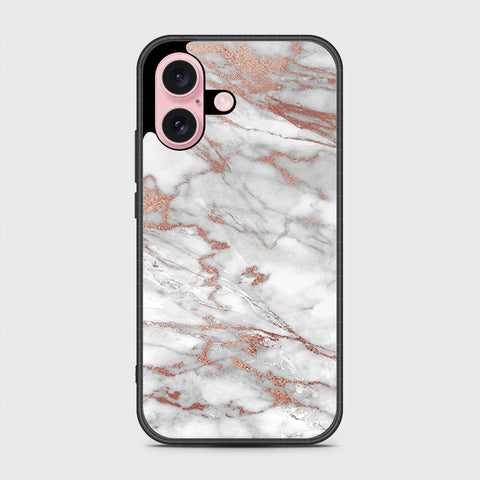 iPhone 16 Pro Cover- White Marble Series 2 - HQ Premium Shine Durable Shatterproof Case