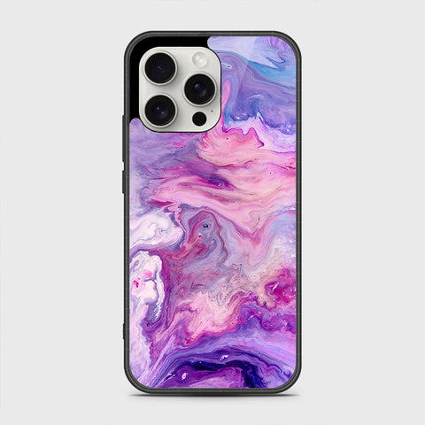 iPhone 16 Pro Cover - Colorful Marble Series - HQ Premium Shine Durable Shatterproof Case