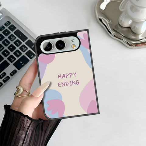 iPhone Fold Cover - Happy Series - HQ Premium Shine Durable Shatterproof Case