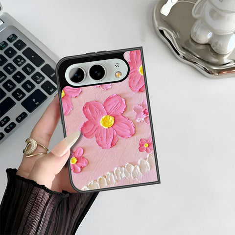 iPhone Ultra Cover - Floral Series - Design 2 - Pink - HQ Premium Shine Durable Shatterproof Case