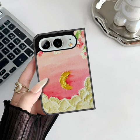 iPhone Ultra Cover - Floral Series - Design 7 - Pink & Yellow - HQ Premium Shine Durable Shatterproof Case