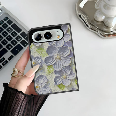iPhone Ultra Cover - Floral Series - Design 12 - Grey & Green - HQ Premium Shine Durable Shatterproof Case