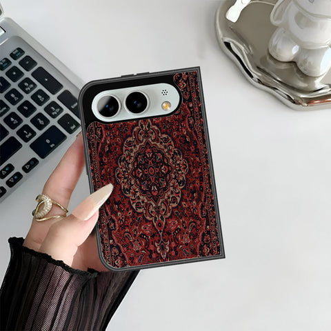 iPhone Fold Cover - ONation Persian Rugs Series - HQ Premium Shine Durable Shatterproof Case