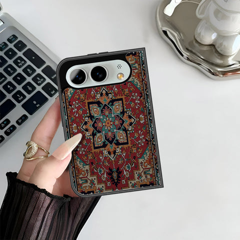 iPhone Fold Cover - ONation Persian Rugs Series - HQ Premium Shine Durable Shatterproof Case