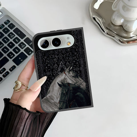 iPhone Fold Cover - ONation Persian Rugs Series 3 - HQ Premium Shine Durable Shatterproof Case