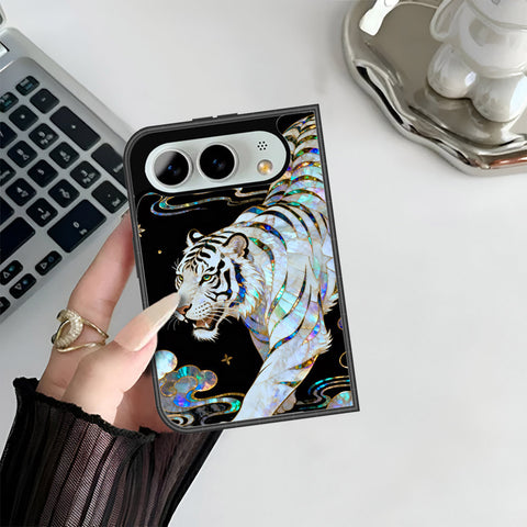 iPhone Fold Cover - Pearl Dynasty Series - HQ Premium Shine Durable Shatterproof Case