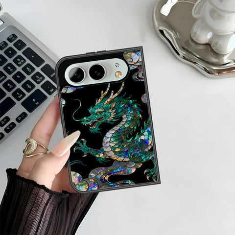 iPhone Fold Cover - Pearl Dynasty Series - HQ Premium Shine Durable Shatterproof Case