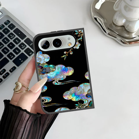 iPhone Fold Cover - Pearl Dynasty Series - HQ Premium Shine Durable Shatterproof Case
