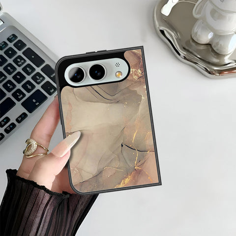 iPhone Fold Cover - Mystic Marble Series - HQ Premium Shine Durable Shatterproof Case