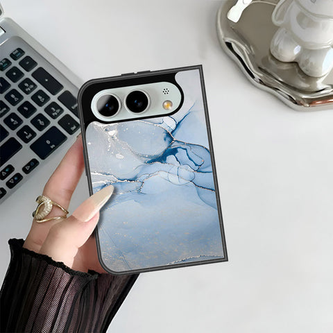 iPhone Fold Cover - Mystic Marble Series - HQ Premium Shine Durable Shatterproof Case