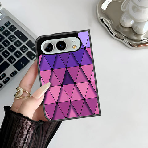 iPhone Fold Cover - ONation Pyramid Series - HQ Premium Shine Durable Shatterproof Case
