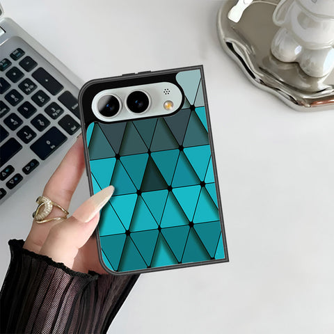 iPhone Fold Cover - ONation Pyramid Series - HQ Premium Shine Durable Shatterproof Case