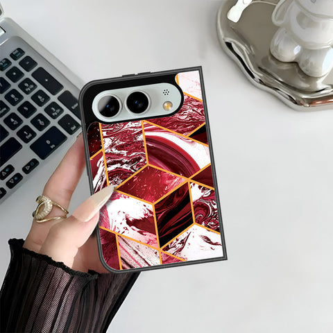 iPhone Fold Cover - O'Nation Shades of Marble Series - HQ Premium Shine Durable Shatterproof Case