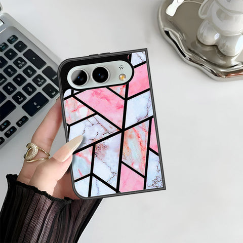 iPhone Fold Cover - O'Nation Shades of Marble Series - HQ Premium Shine Durable Shatterproof Case