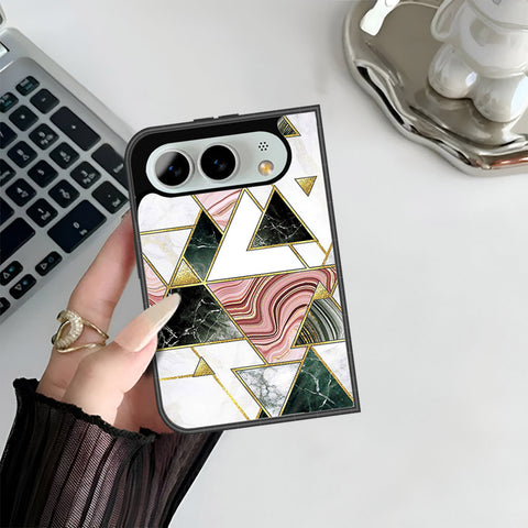 iPhone Fold Cover - O'Nation Shades of Marble Series - HQ Premium Shine Durable Shatterproof Case