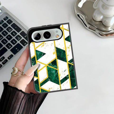 iPhone Fold Cover - O'Nation Shades of Marble Series - HQ Premium Shine Durable Shatterproof Case