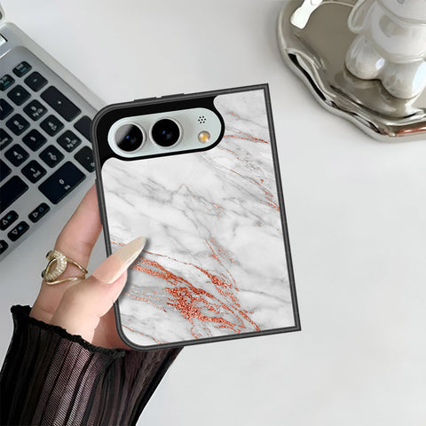 iPhone Ultra Cover - White Marble Series - HQ Premium Shine Durable Shatterproof Case