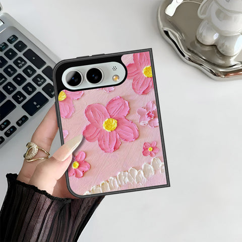 iPhone Ultra Cover - Floral Series - Design 2 - Pink - HQ Premium Shine Durable Shatterproof Case