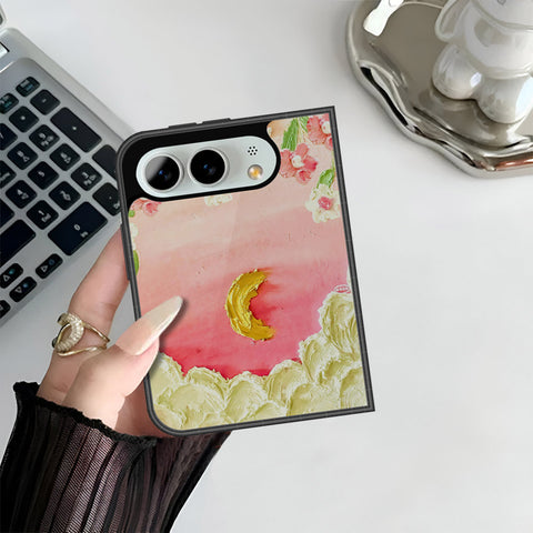 iPhone Ultra Cover - Floral Series - Design 7 - Pink & Yellow - HQ Premium Shine Durable Shatterproof Case