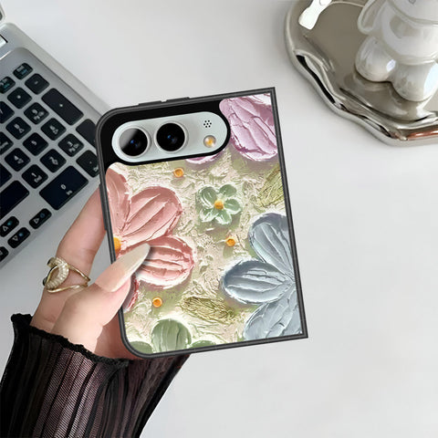 iPhone Ultra Cover - Floral Series - Design 15 - Blue & Green - HQ Premium Shine Durable Shatterproof Case