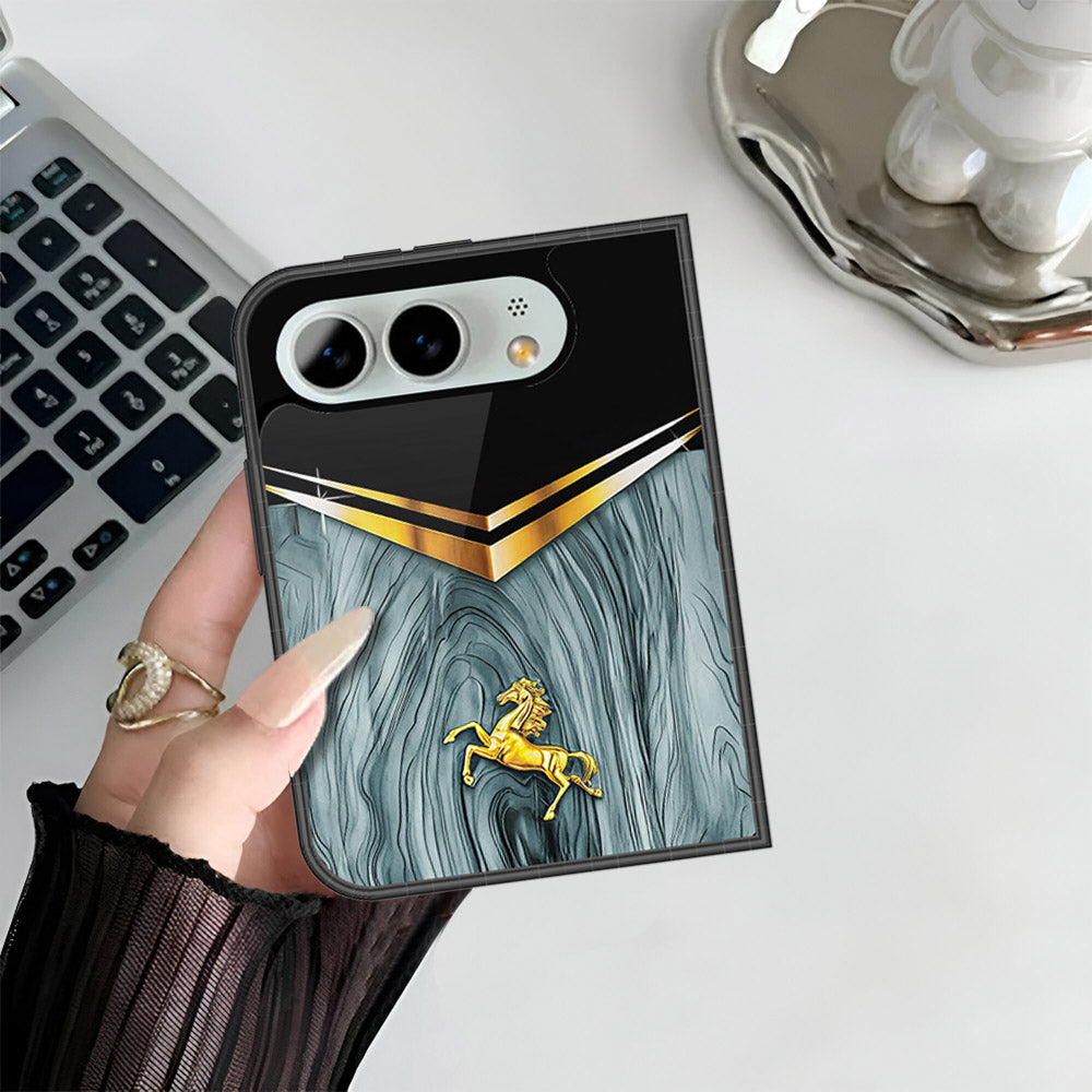 iPhone Ultra Cover - Majestic Royal V Design - HQ Premium Shine Durable Shatterproof Case
