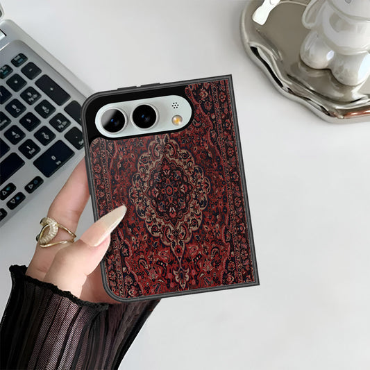 iPhone Fold Cover - ONation Persian Rugs Series - HQ Premium Shine Durable Shatterproof Case