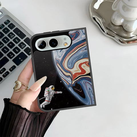 iPhone Ultra Cover - Cosmic Marble Astronaut Design - HQ Premium Shine Durable Shatterproof Case