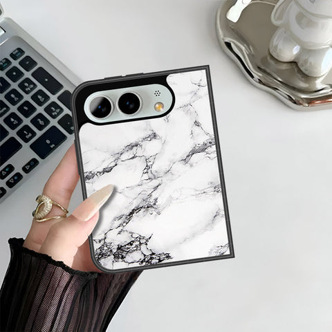 iPhone Ultra Cover - White Marble Series - HQ Premium Shine Durable Shatterproof Case