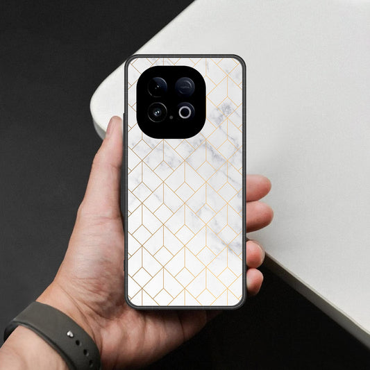Vivo Y300 GT Cover - White Marble Series 2 - HQ Premium Shine Durable Shatterproof Case