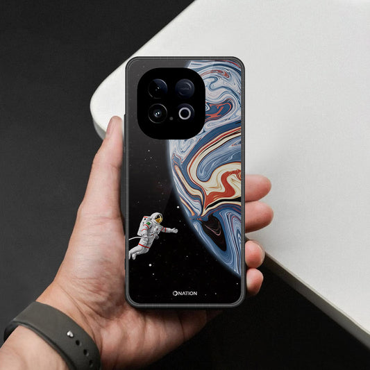 Vivo Y300 GT Cover - Cosmic Marble Astronaut Design - HQ Premium Shine Durable Shatterproof Case