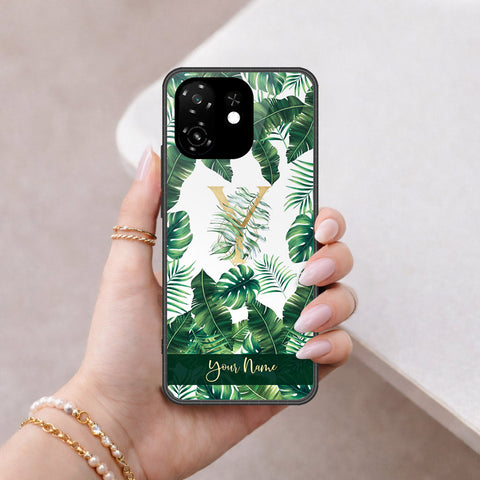 itel A100C Cover - Personalized Alphabet Series - HQ Premium Shine Durable Shatterproof Case