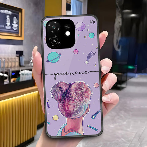 itel A100C Cover - ONation Your Name Series - HQ Premium Shine Durable Shatterproof Case