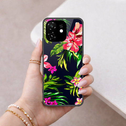 itel A100C Cover - Floral Series - HQ Premium Shine Durable Shatterproof Case