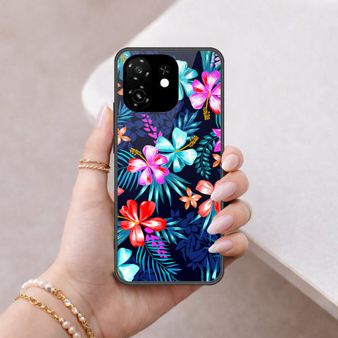 itel A100C Cover - Floral Series - HQ Premium Shine Durable Shatterproof Case