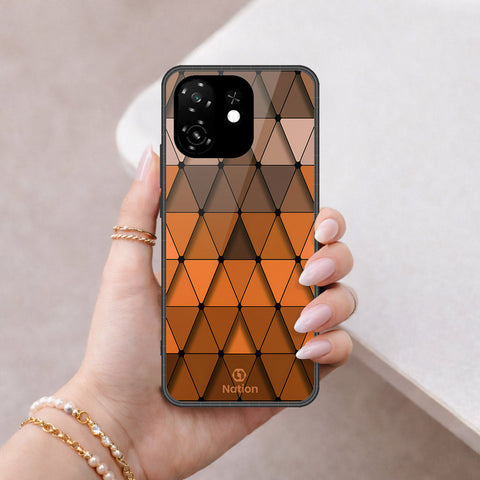 itel A100C Cover - Onation Pyramid Series - HQ Premium Shine Durable Shatterproof Case