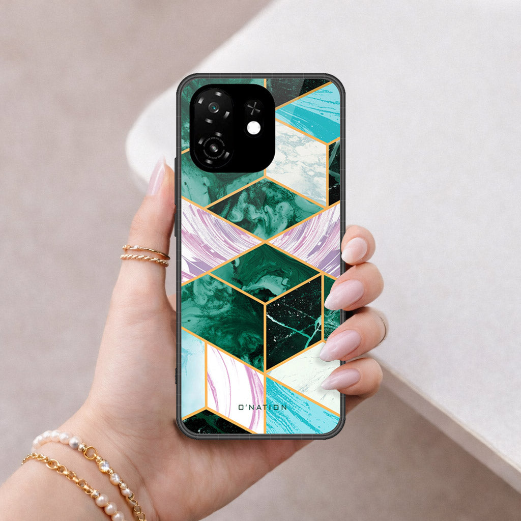 itel A100C Cover - O'Nation Shades of Marble Series - HQ Premium Shine Durable Shatterproof Case