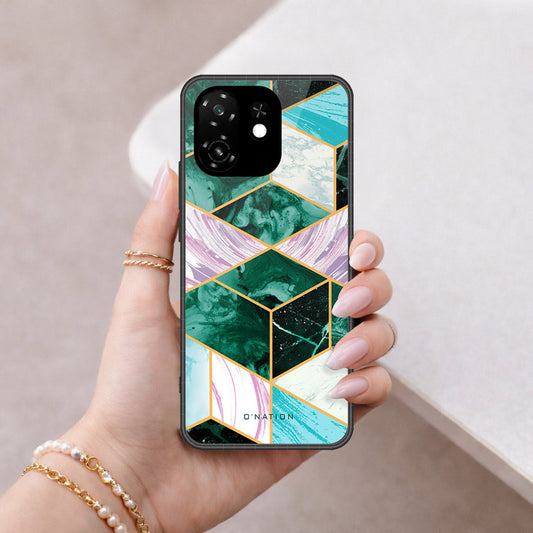 itel A100C Cover - O'Nation Shades of Marble Series - HQ Premium Shine Durable Shatterproof Case