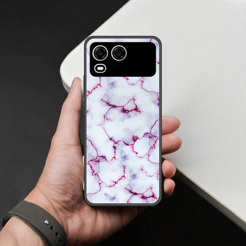 itel A200 Plus Cover - White Marble Series - HQ Premium Shine Durable Shatterproof Case