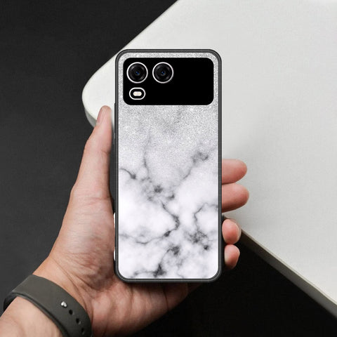 itel A200 Plus Cover - White Marble Series - HQ Premium Shine Durable Shatterproof Case
