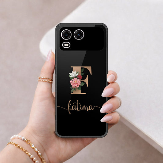 itel A200 Cover - Personalized Alphabet Series - HQ Premium Shine Durable Shatterproof Case