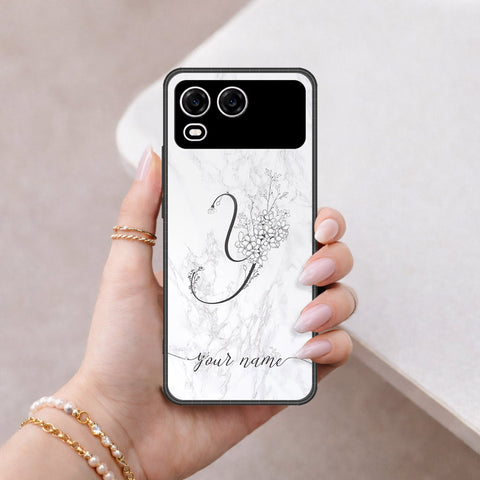 itel A200 Plus Cover - Personalized Alphabet Series - HQ Premium Shine Durable Shatterproof Case