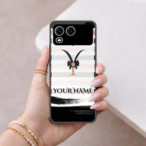 itel A200 Plus Cover - Personalized Alphabet Series - HQ Premium Shine Durable Shatterproof Case