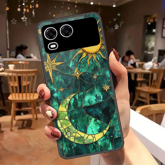 itel A200 Cover - Celestial Starry Universe Series - HQ Premium Shine Durable Shatterproof Case