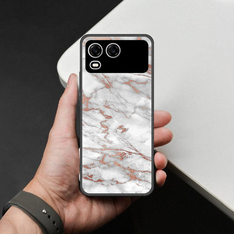 itel A200 Plus Cover - White Marble Series 2 - HQ Premium Shine Durable Shatterproof Case
