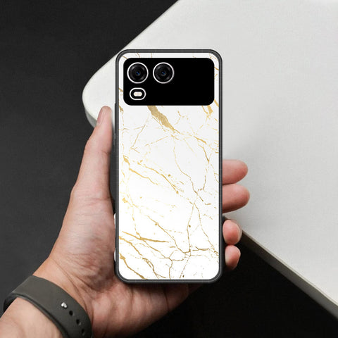 itel A200 Plus Cover - White Marble Series 2 - HQ Premium Shine Durable Shatterproof Case