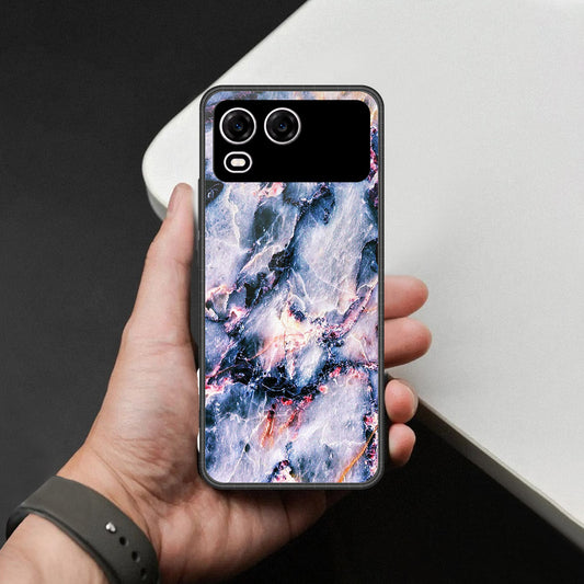 itel A200 Plus Cover - Colorful Marble Series - HQ Premium Shine Durable Shatterproof Case