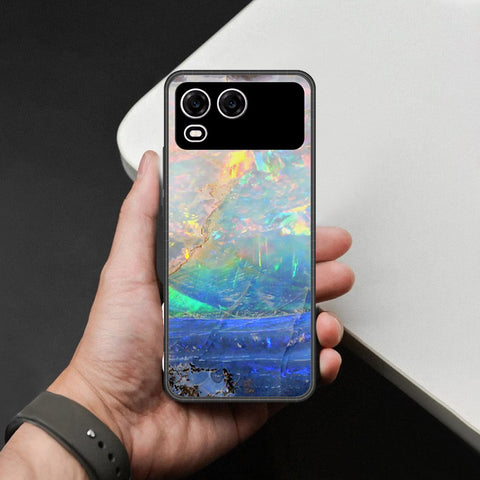itel A200 Plus Cover - Colorful Marble Series - HQ Premium Shine Durable Shatterproof Case